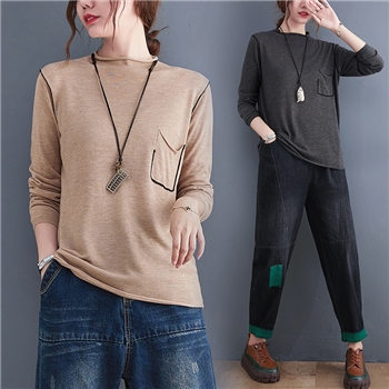 宽松针织打底衫