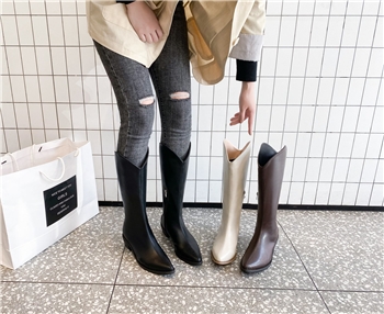 潮流时尚百搭中长靴