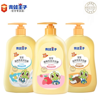亲护小蜗宝宝洗护二合一500g无泪婴儿童保湿洗发水沐浴露