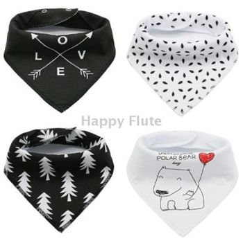 2020年新款婴儿口水巾宝宝三角巾防水新生儿围嘴兜儿童围巾