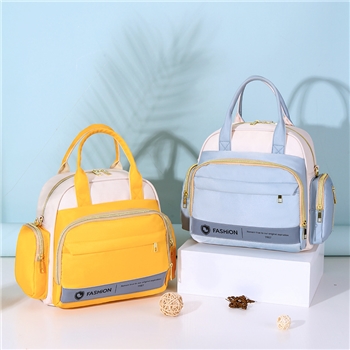 时尚手提妈咪包单肩斜挎大容量多功能母婴包妈妈外出待产包bags