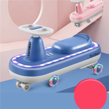 儿童扭扭车摇摆车带音乐四轮滑行车溜溜车万向轮1-3宝宝童车玩具