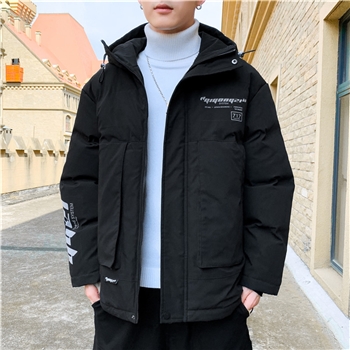 流行变色羽绒棉服