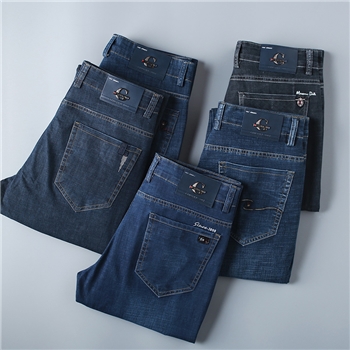 棉质微弹牛仔裤