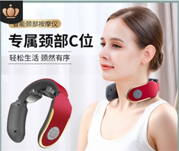 颈椎按摩器颈部按摩仪脖子劲椎按摩枕肩颈热敷理疗家用智能护颈仪