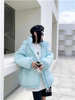 新短款拉链时尚羽绒服