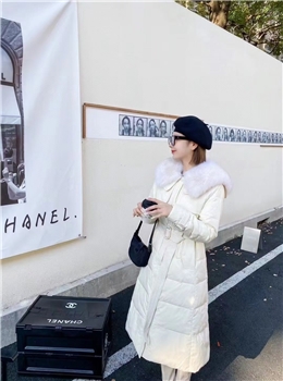 时尚高端长款羽绒服