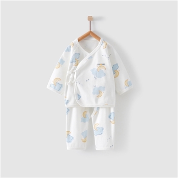 新生儿和尚服婴儿儿衣服春秋夏初生宝宝秋装纯棉分体内衣全棉套装