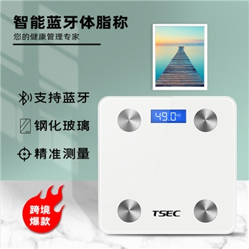 天晟智能蓝牙体重秤家用测身高体重脂肪电子称人体称重充电体脂称
