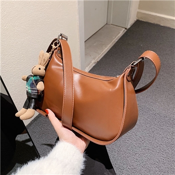 女式单肩手提拉链包包