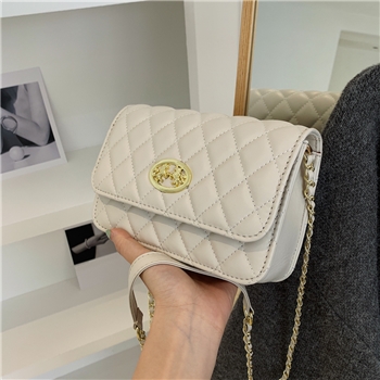 2021女式单肩手机锁扣包