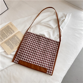 女式单肩手提尼龙布拉链包