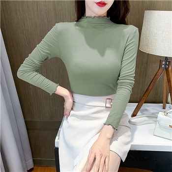 秋冬半高领打底衫