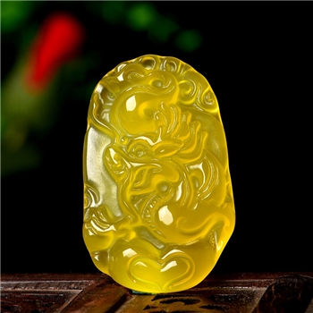 十二生肖黄玉髓吊坠系列